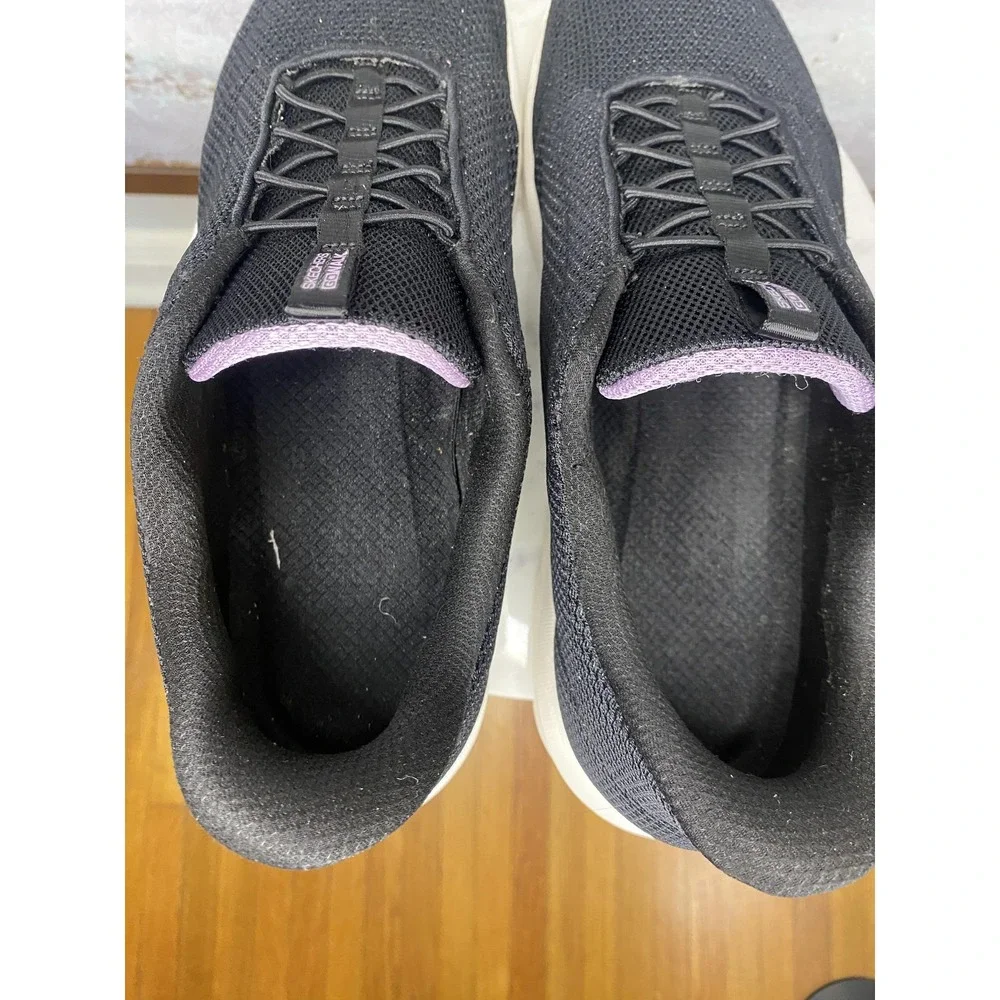 Skechers GOwalk Slip-ins Shoes Womens Size 11 Black Walking Sneakers SN 125277